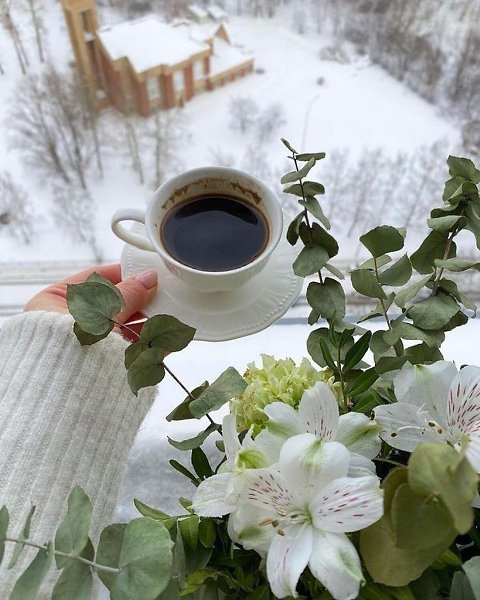 И в добром утре - Вам добра! И в новом дне - Вам вдохновения! Удачи, счастья и тепла, И радостного ...