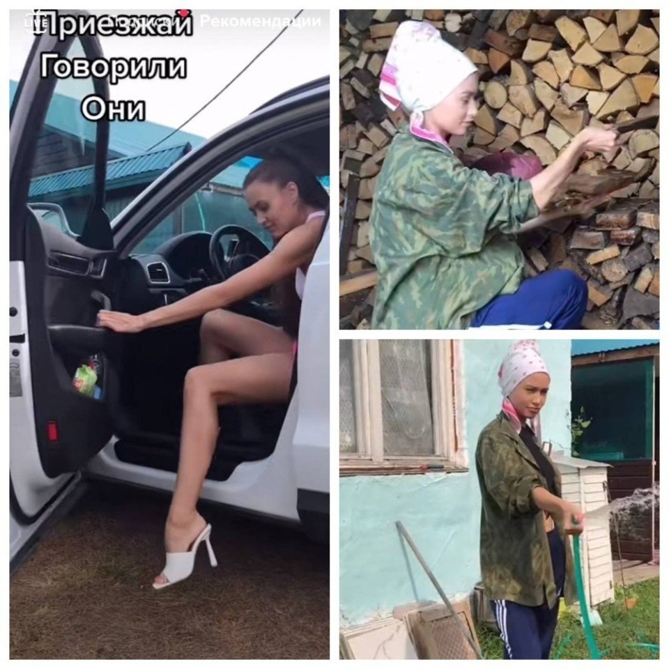 В деревне скука та же