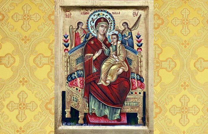 Всецарица рукописная икона. День иконы всецарица 31 августа картинки. Молитва иконе всецарица. Пасхальная храмовая флористика. Богородица пантанасса всецарица.
