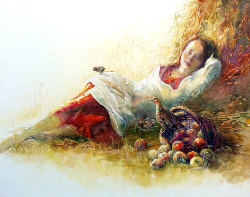 Акварели белорусской художницы Ольги Новицкой. Ольга Новицкая, родилась в 1973 году в Минске, - ... - 6