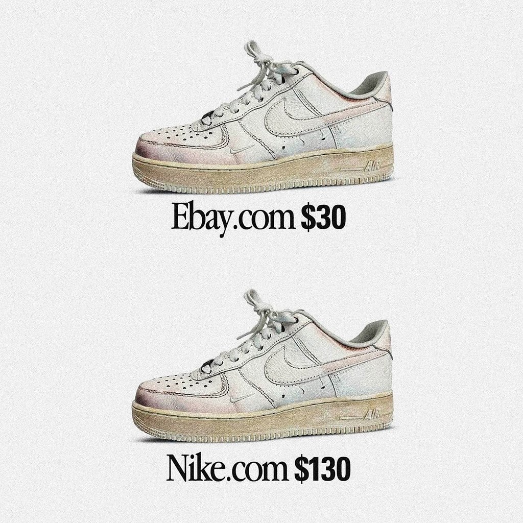 Nike     $130    Dirty Triple White.   ...