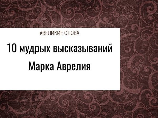 Марк Аврелий из династии Антонинов (121 – 180 гг.) вполне заслуженно носит титул «философ на троне». ...