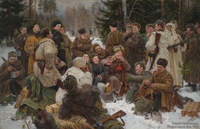 В июне 1941 года художник Юрий Непринцев, аспирант Ленинградской академии художеств, записался ...