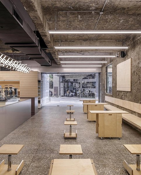 Айдентика кофейни LocalLocal в Новом Тайбэе.В кофейне нет персонала — она управляется дистанционно. ... - 10