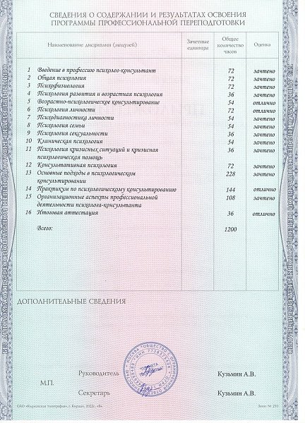 Обучение на психолога с 0 за 12 месяцев. Бесплатный старт. Гос. Диплом+2 международных диплома с ... - 3