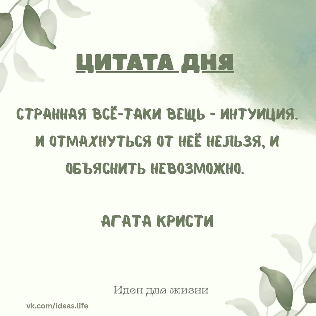 Интуиция появляется внезапно — как лёгкое беспокойство, как тихий внутренний голос, который не ...