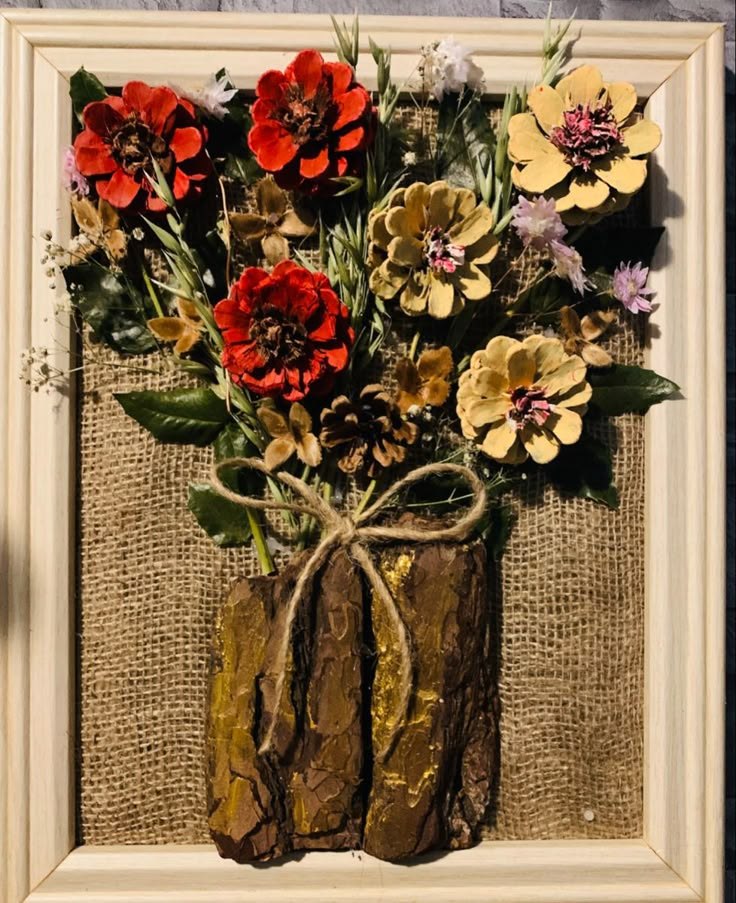 Пано из шишек - 4