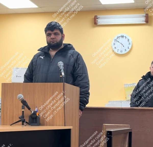 В Питере мигрант из Таджикистана получил пять суток ареста за то, что угрожал водителю машины скорой ...