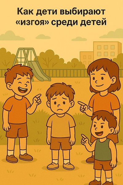 Как дети выбирают «изгоя».Многие думают, что травят самых беззащитных детей. Слабых характером. ...