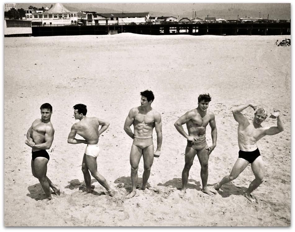 Muscle Beach, �����-������, ����������, 1950-� ����