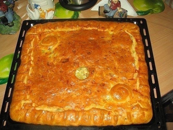 Любимый бабушкин КУРНИК! Ну очень СОЧНЫЙ И ВКУСНЫЙ! Состав: Тесто: мука 3-4 стакана; 250 ...