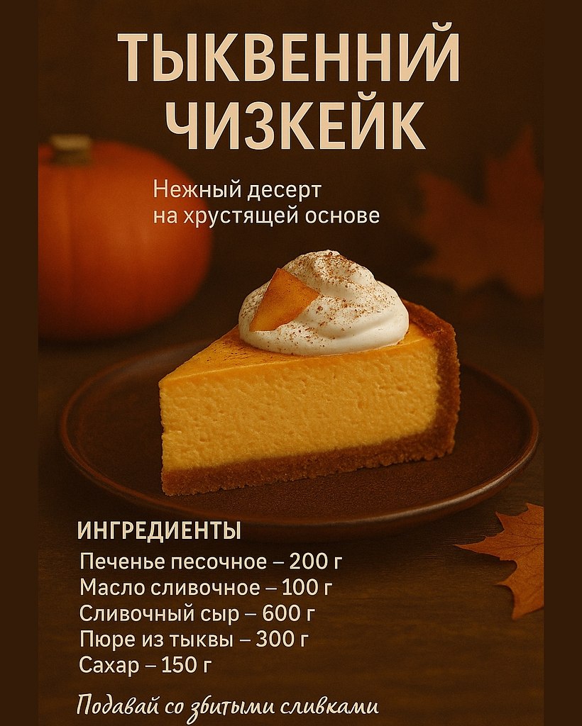 Осень — время, когда хочется уюта, ароматов корицы и чего-то тёплого, домашнего и вкусного. А тыква ... - 6