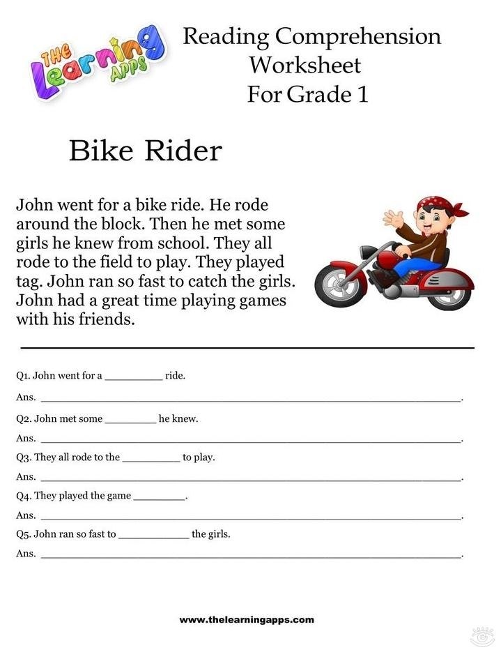 Reading comprehension - 9