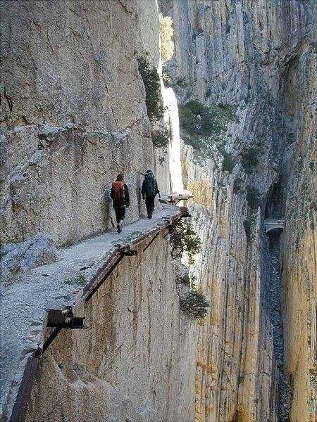Королевские тропа - El Camino del Rey /Малага, Испания/.Тропа была названа в честь короля Альфонсо ...