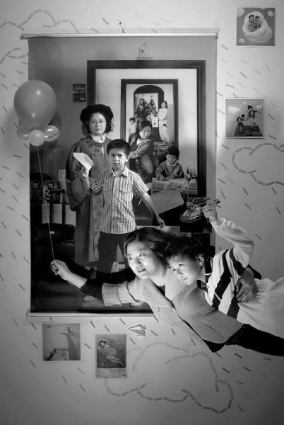 На протяжении 17 лет жительница Тайваня создаёт удивительную фотолетопись, запечатлевая себя и ... - 8