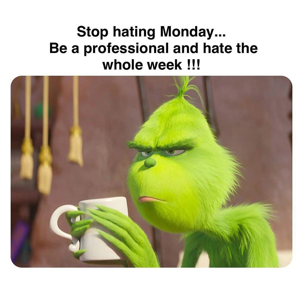Хватит ненавидеть понедельник, будь профессионалом ... - Английский ...