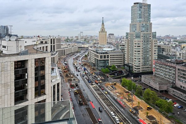 Трамвайную линию на проспекте Академика Сахарова, проходящую от станции метро «Чистые пруды» до ...