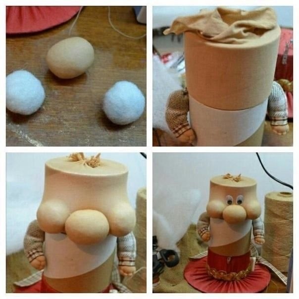 Для того чтобы создать этого милого домового-обережка, вам понадобятся следующие материалы: - ... - 3