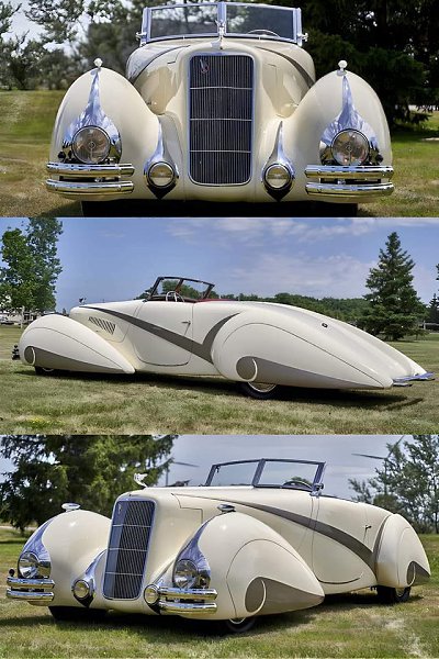 1937 Cadillac V16 Hartmann Cabriolet