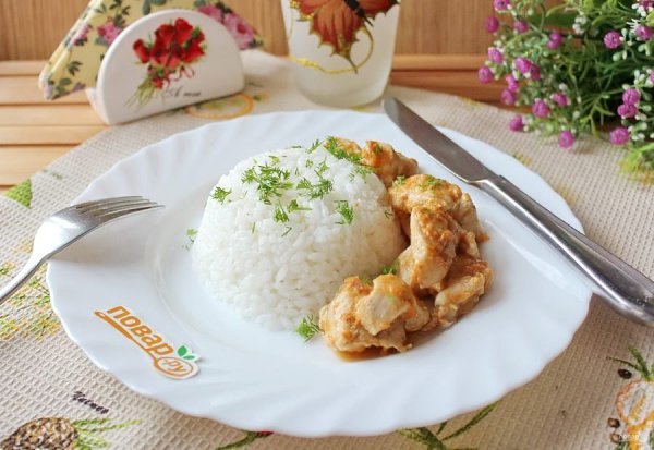 Курица с изюмом.Курица с изюмом отлично подойдет для быстрого, легкого, но сытного ужина. Также это ... - 10