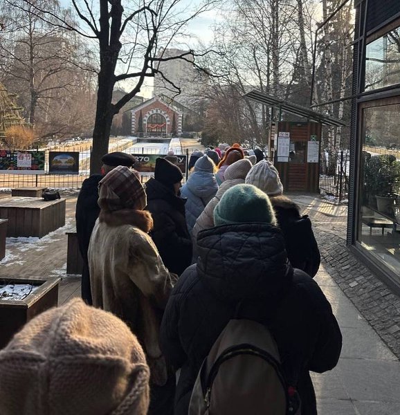 Такие очереди наблюдаются в Аптекарский огород на выставку «Репетиция весны».Опытные «огородники» ... - 2