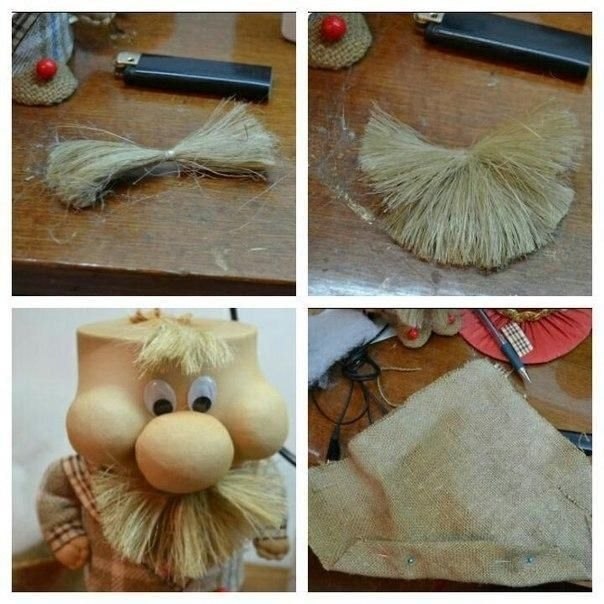Для того чтобы создать этого милого домового-обережка, вам понадобятся следующие материалы: - ... - 6