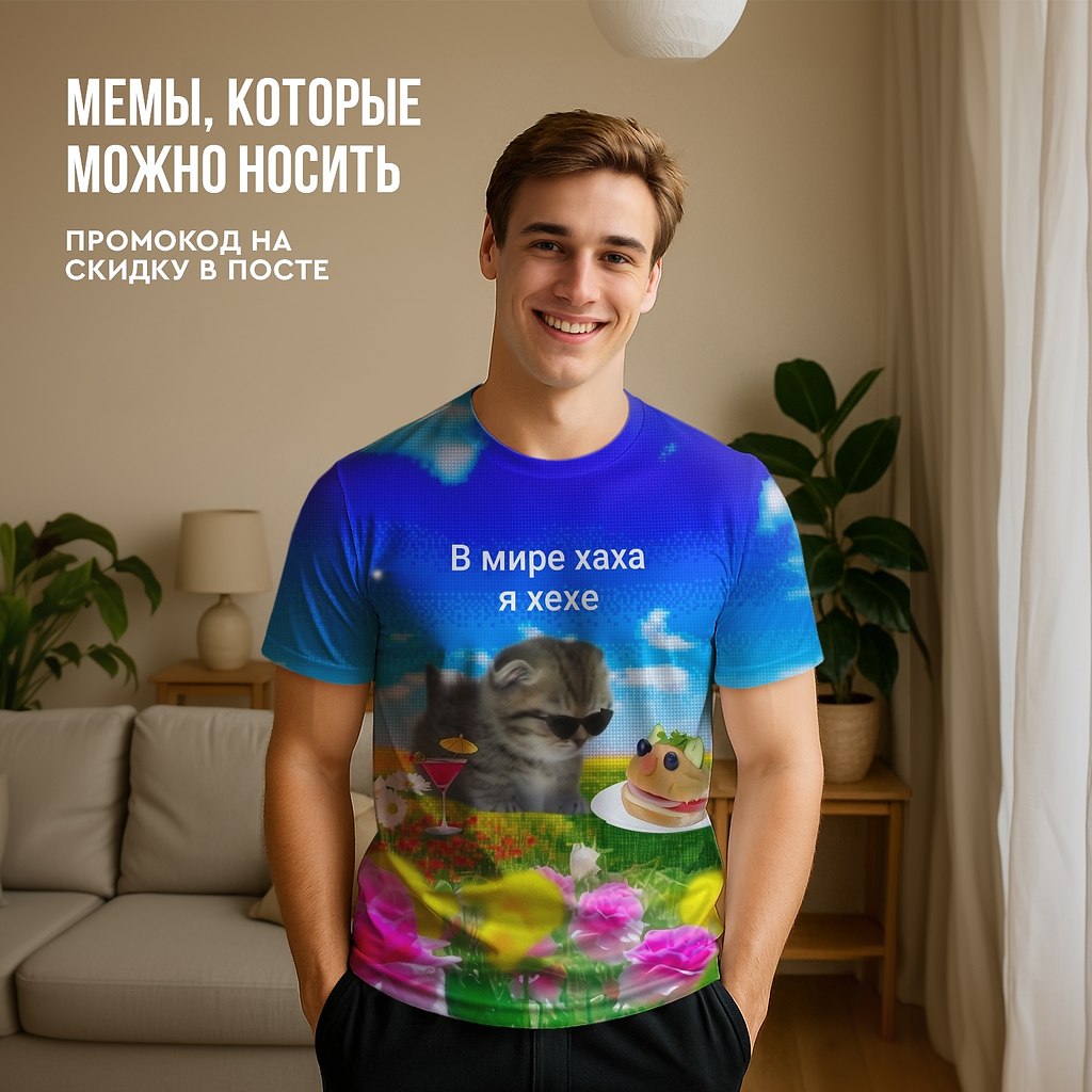 Теперь мемы не только в телефоне — но и на футболках и худи! Онлайн-магазин с принтами ...
