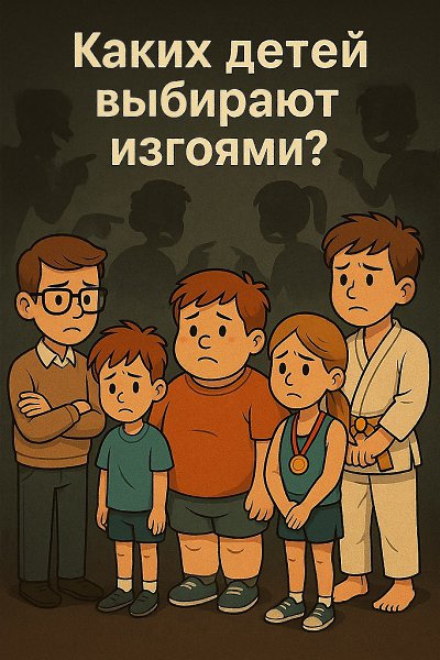 Каких детей выбирают «изгоями»? Нет, не самых слабых и маленьких. Не двоечников и не отличников. ...