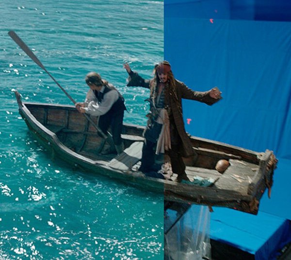 За кадром «Пираты Карибского моря», 2000-е. Джек Воробей стал одним из самых ярких персонажей ... - 9