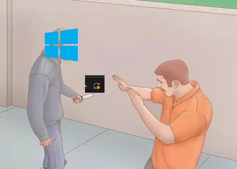 ���� ������� ������������ Windows �� ������ � ���, ��� �� ������� ������������ ����� ������� ������� ...