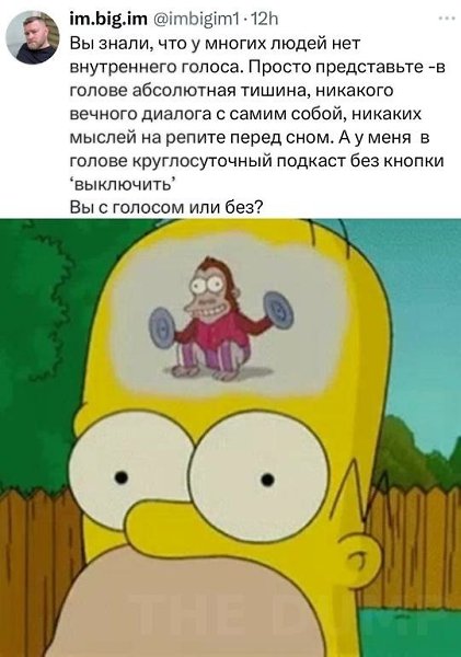 Люди без.внутреннего разговора — это НПС. Как вы думаете, возможно ли жить без внутреннего диалога?