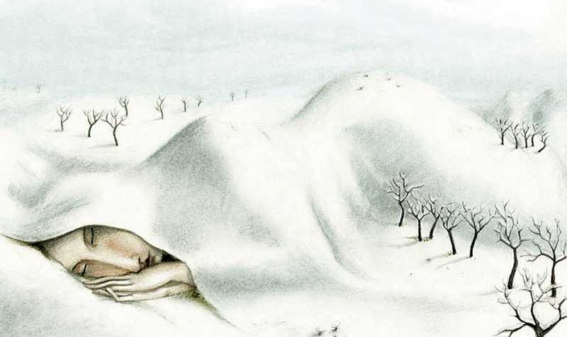 Зимний сон. Снежные сугробы рисунок пастелью. Метелица и дети в сугробе рисунки из рассказа.