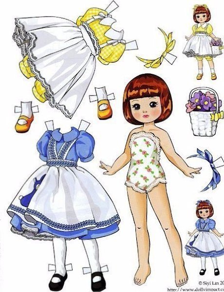 Куколки из бумаги. Вырезаем и играем вместе с детьми) - 2