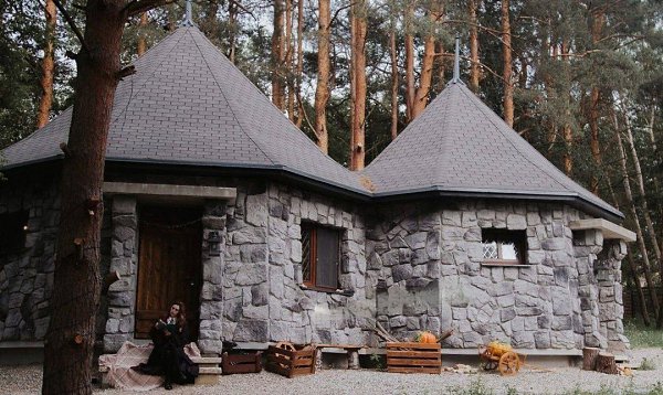 В Подмосковье начали сдавать в аренду хижину Хагрида из Гарри Поттера. Домик практически точь-в-точь ...