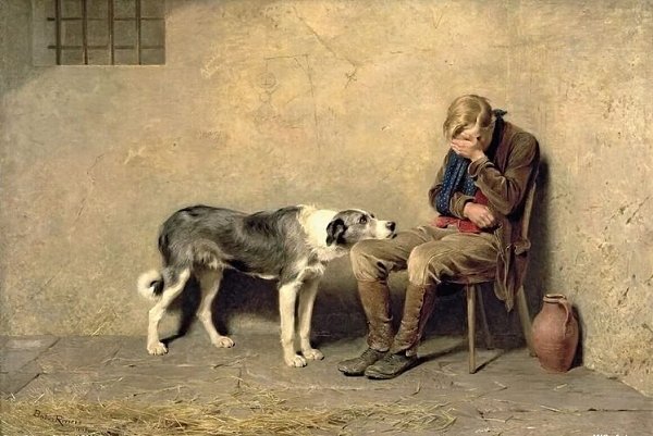 "" (Fidelity), 1869 .    (Briton Rivire, 1840-1920) , ...